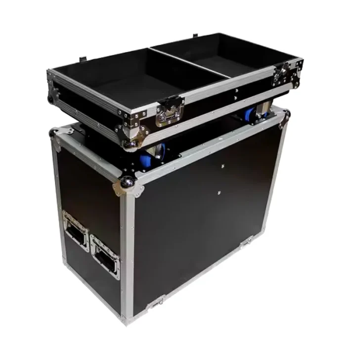 15″ Twin Speaker Flight case with Storage Compartment - Image 4